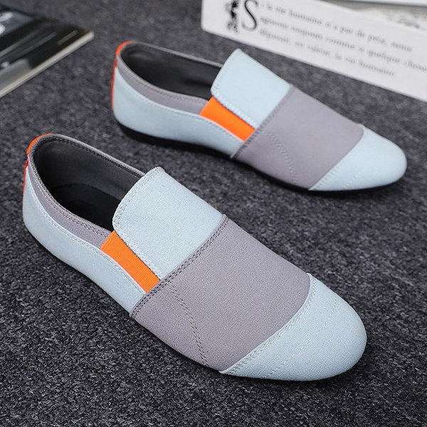 Jauns vasaras mokasīnu modelis vīriešiem no tekstila