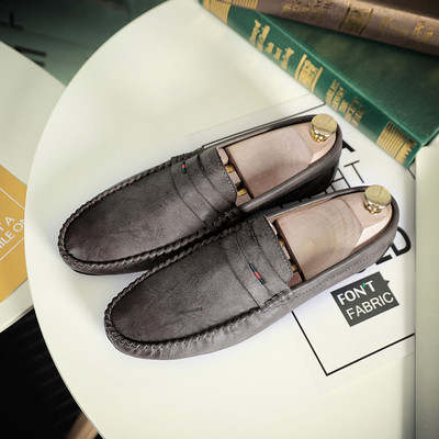 Κλασικό μοντέλο έκο δερμάτινα μοκασίνια για άνδρες