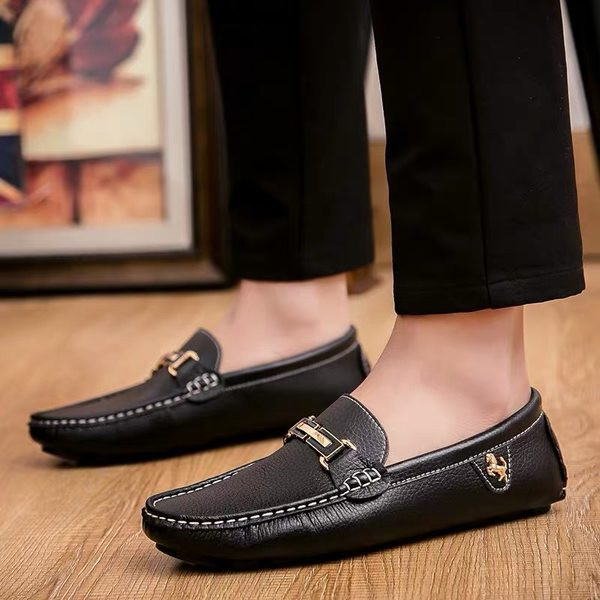 Ανδρικά μοκασίνια casual από faux δέρμα σε τέσσερα χρώματα