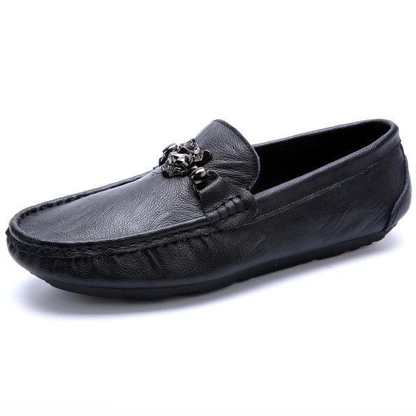 Ανδρικά μοκασίνια από οικολογικό δέρμα - κλασικό  μοντέλο