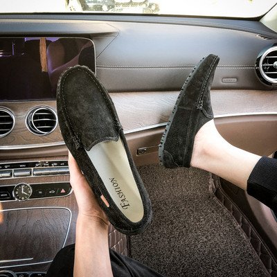 Ανδρικά μοντέρνα μοκασίνια απλό μοντέλο με επίπεδη σόλα