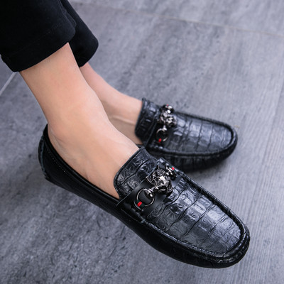 Νέο μοντέλο ανδρικά μοκασίνια από έκο δέρμα με μεταλλικό στοιχείο