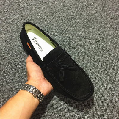 Μοντέρνα μοκασίνια από οικολογικό σουέτ με επίπεδη σόλα