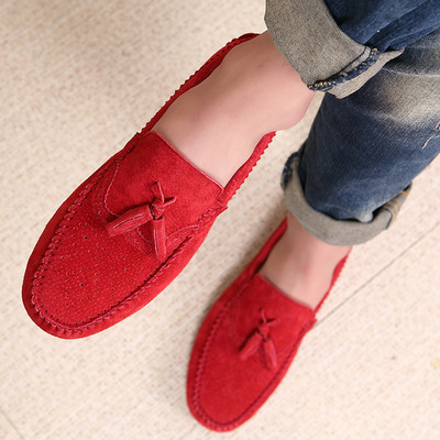 Eco σουέτ μοκασίνια με κορδόνια για άντρες