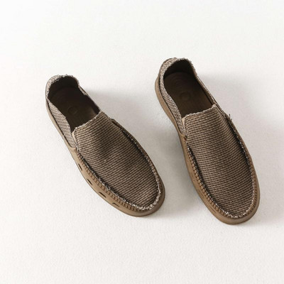Vīriešu ikdienas mokasīni no auduma ar ērtu zoli