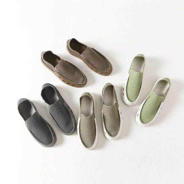 Vīriešu ikdienas mokasīni no auduma ar ērtu zoli