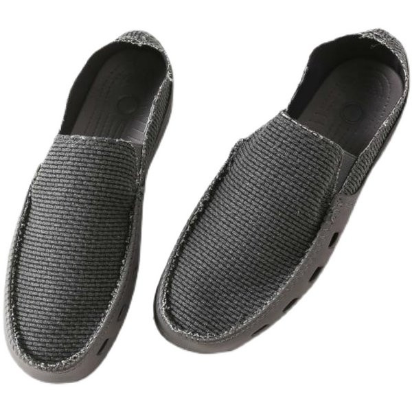 Vīriešu ikdienas mokasīni no auduma ar ērtu zoli