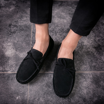 Κλασικό μοντέλο ανδρικά μοκασίνια σουέτ