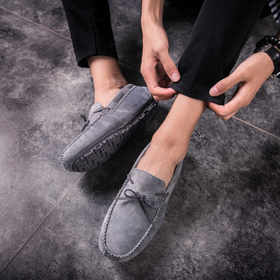 Κλασικό μοντέλο ανδρικά μοκασίνια σουέτ