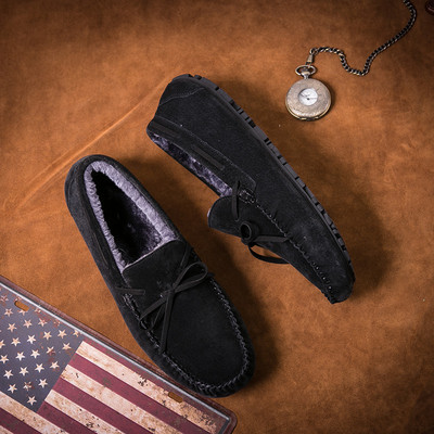 Κλασικό μοντέλο ανδρικά μοκασίνια σουέτ