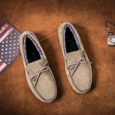 Κλασικό μοντέλο ανδρικά μοκασίνια σουέτ