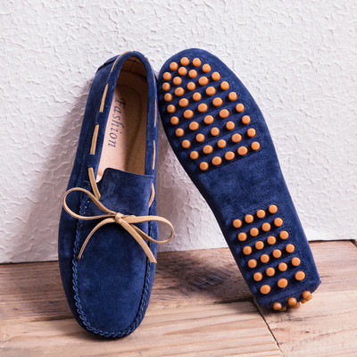 Κλασικό μοντέλο ανδρικά μοκασίνια σουέτ