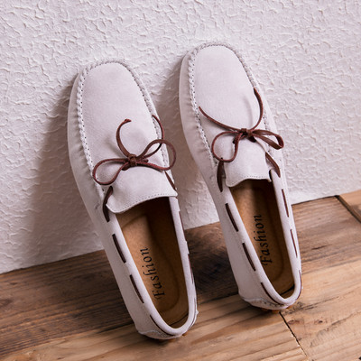 Κλασικό μοντέλο ανδρικά μοκασίνια σουέτ