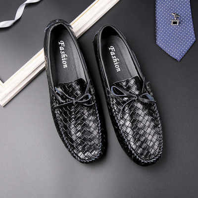 Ανδρικά έκο δερμάτινα μοκασίνια με κορδόνια