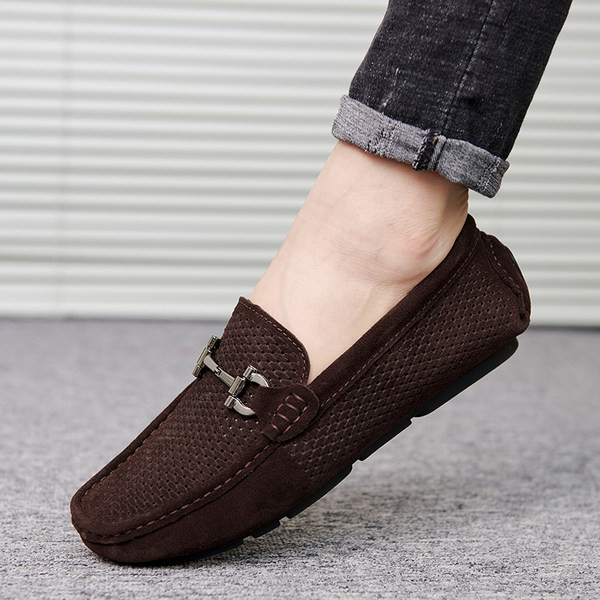 Νέο μοντέλο αναπνεύσιμα μοκασίνια με μεταλλικά στοιχεία