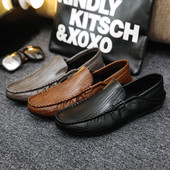 Νέο μοντέλο ανδρικά μοκασίνια από faux δέρμα - σε τρία χρώματα