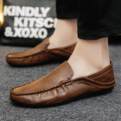 Νέο μοντέλο ανδρικά μοκασίνια από faux δέρμα - σε τρία χρώματα