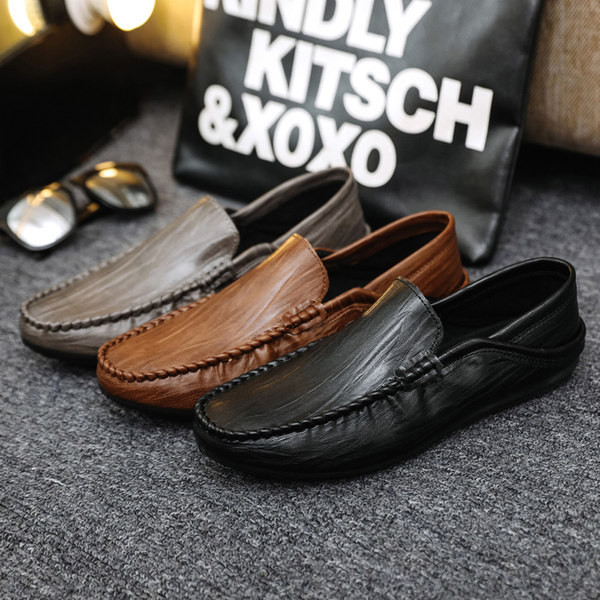 Νέο μοντέλο ανδρικά μοκασίνια  από faux δέρμα - σε τρία χρώματα