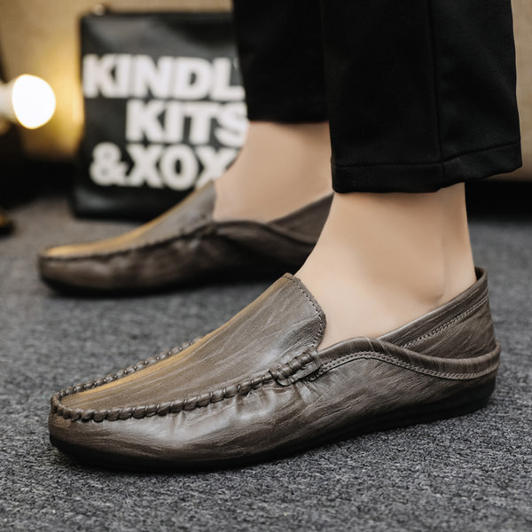 Νέο μοντέλο ανδρικά μοκασίνια  από faux δέρμα - σε τρία χρώματα