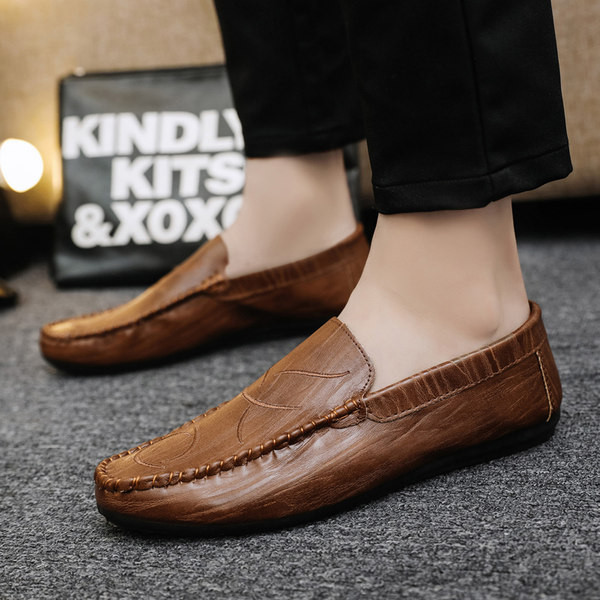 Ανδρικά μοντέρνα μοκασίνια από οικολογικό δέρμα