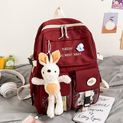 Καθημερινό σακίδιο με τσέπες και αξεσουάρ