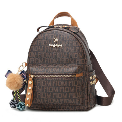 Νέο μοντέλο γυναικείο σακίδιο με μπροστινή τσέπη και μεταλλικό στοιχείο