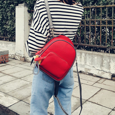 Μοντέρνο γυναικείο σακίδιο από οικολογικό δέρμα - δύο μεγέθη