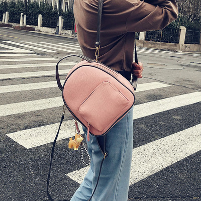 Μοντέρνο γυναικείο σακίδιο από οικολογικό δέρμα - δύο μεγέθη