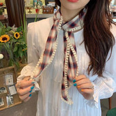 Γυναικείο κασκόλ από λεπτό ύφασμα, κατάλληλο για την άνοιξη και το καλοκαίρι