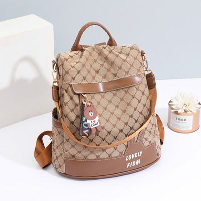 Γυναικείο σακίδιο με λαβές ώμου και τσέπη