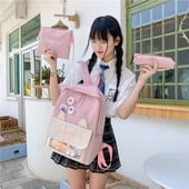 Ikdienas mugursoma ar kabatu un 3D elementiem