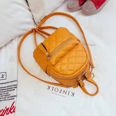 Μικρό καπιτονέ οικολογικό δέρμα με φερμουάρ