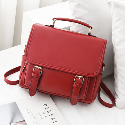 Μοντέρνο γυναικείο έκο δερμάτινο σακίδιο - δύο μοντέλα