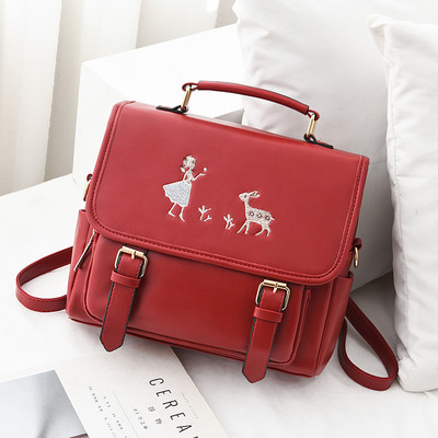 Μοντέρνο γυναικείο έκο δερμάτινο σακίδιο - δύο μοντέλα