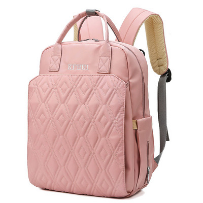 Γυναικείο καπιτονέ υφασμάτινο σακίδιο για αξεσουάρ μωρού