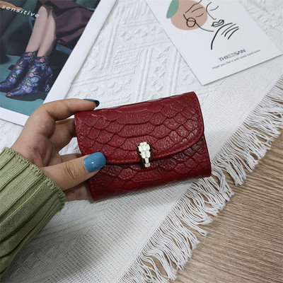 Γυναικείο έκο δερμάτινο πορτοφόλι - για πιστωτικές και χρεωστικές κάρτες