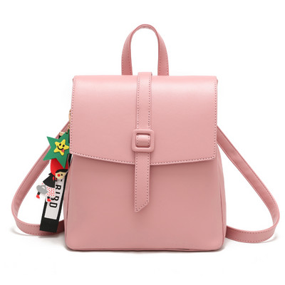 Γυναικείο τετράγωνο σακίδιο από οικολογικό δέρμα με αγκράφα