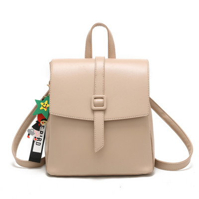 Γυναικείο τετράγωνο σακίδιο από οικολογικό δέρμα με αγκράφα