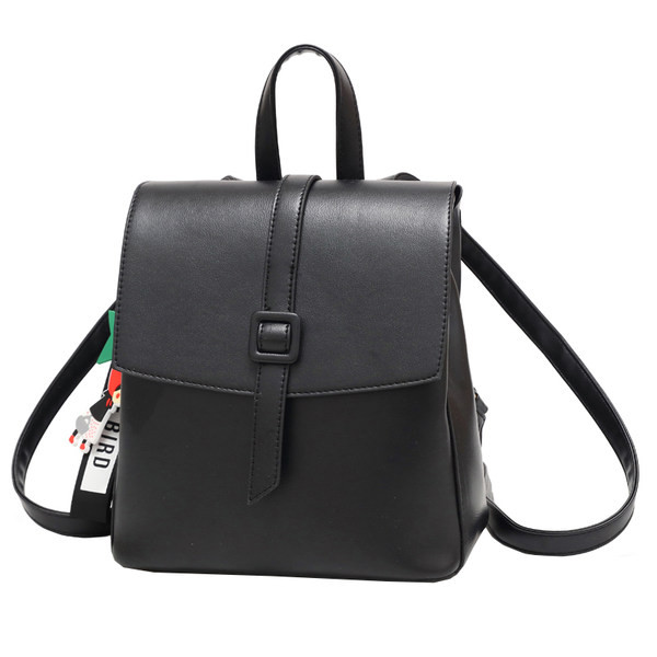 Γυναικείο τετράγωνο σακίδιο από οικολογικό δέρμα με αγκράφα