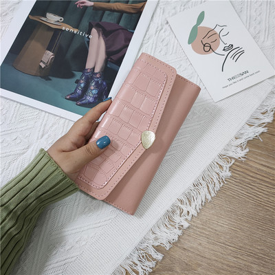 Γυναικείο πορτοφόλι νέο μοντέλο - κατασκευασμένο από οικολογικό δέρμα σε τέσσερα χρώματα