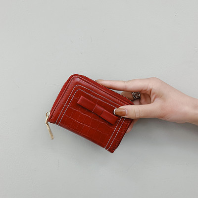 Νέο μοντέλο γυναικείο πορτοφόλι από οικολογικό δέρμα με κορδέλα