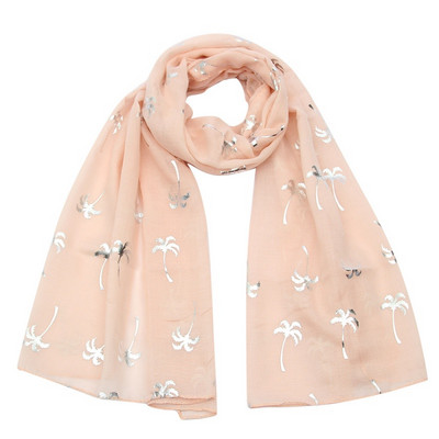 Γυναικείο κασκόλ με απλικέ φοίνικες