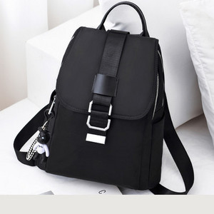 Νέο μοντέλο γυναικείο σακίδιο πλάτης κατασκευασμένο από ύφασμα με μεταλλική στερέωση