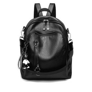 Νέο μοντέλο γυναικείο σακίδιο πλάτης με φερμουάρ από οικολογικό δέρμα ή ύφασμα