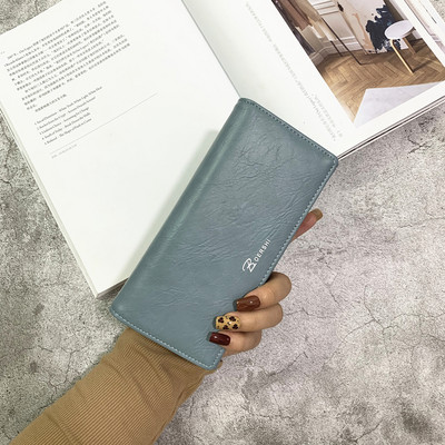 Έκο δερμάτινο πορτοφόλι νέου τύπου με επιγραφή