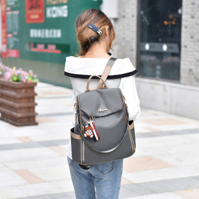 Нов модел дамска текстилна раница с дръжки