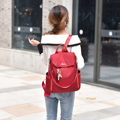 Нов модел дамска текстилна раница с дръжки