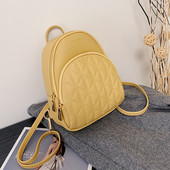 Jauna modeļa stepēta sieviešu mugursoma no eko ādas