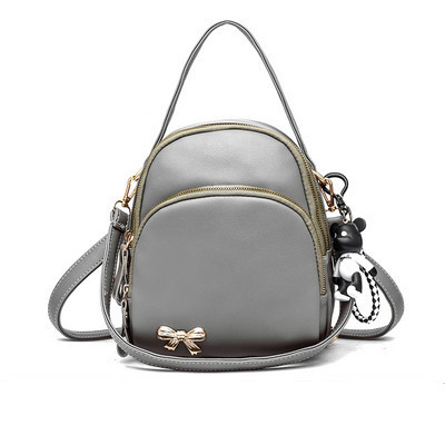 Νέο γυναικείο έκο δερμάτινο σακίδιο πλάτης - με μεταλλικό στοιχείο