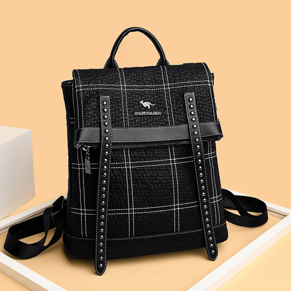 Нов модел модерна раница с текстилни дръжки